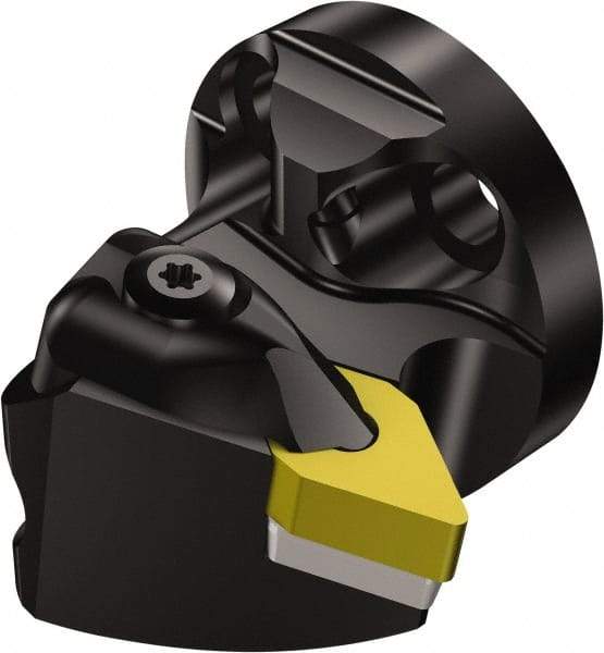 Sandvik Coromant - Right Hand Cut, Size 40, DNMG 442 Insert Compatiblity, Modular Turning & Profiling Cutting Unit Head - 27mm Ctr to Cutting Edge, 22mm Head Length, Through Coolant, Series T-Max P - USA Tool & Supply