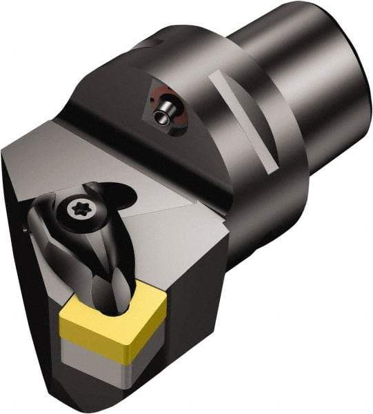 Sandvik Coromant - Left Hand Cut, Size C6, SNMG 643 Insert Compatiblity, Modular Turning & Profiling Cutting Unit Head - 45mm Ctr to Cutting Edge, 65mm Head Length, Through Coolant, Series T-Max P - USA Tool & Supply