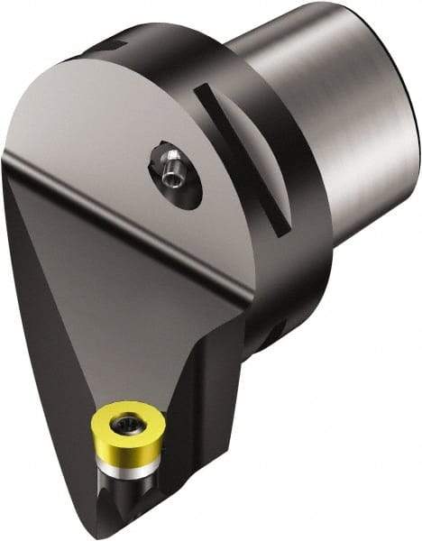 Sandvik Coromant - Left Hand Cut, Size C5, RCMT 12 04 M0 Insert Compatiblity, Modular Turning & Profiling Cutting Unit Head - 35mm Ctr to Cutting Edge, 60mm Head Length, Through Coolant, Series CoroTurn 107 - USA Tool & Supply