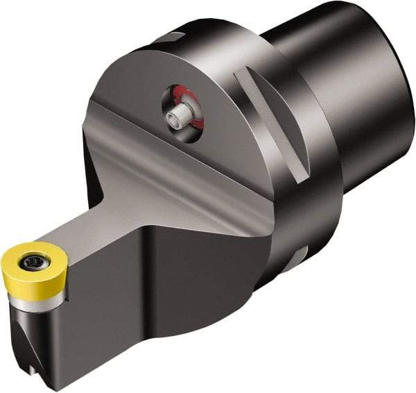 Sandvik Coromant - Neutral, C6 RCMT 12 04 M0 Modular Turning and Profiling Cutting Unit Head - Screw and Clamp Holding Method, 7.874 Inch Hole Diameter, Through Coolant - USA Tool & Supply