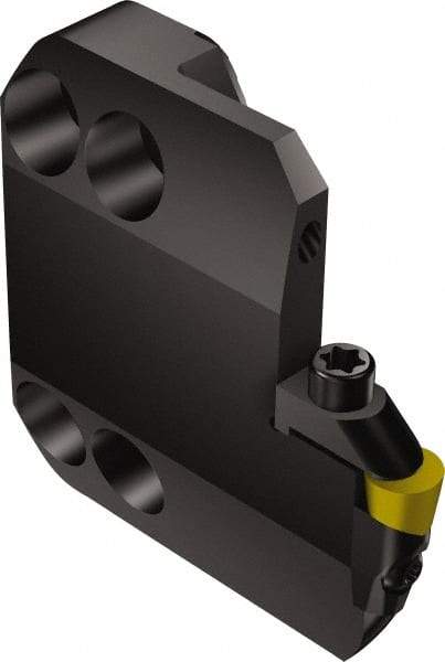 Sandvik Coromant - SL70-CRDCR/L Insert, 18mm Head Length, Modular Grooving Cutting Unit Head - Left Hand Cut, System Size 70, Through Coolant, Series T-Max - USA Tool & Supply