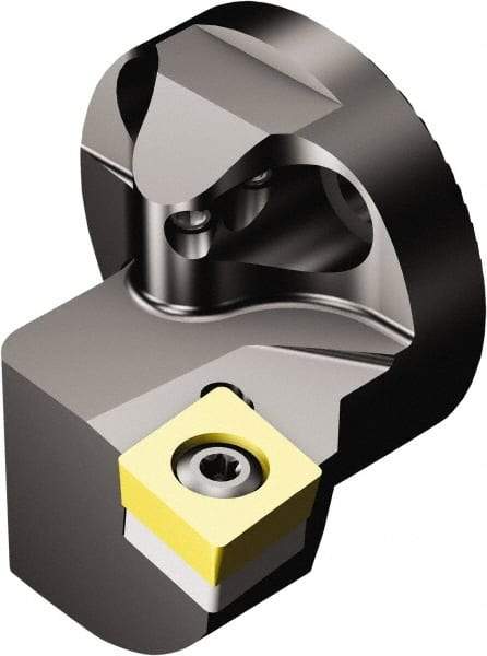 Sandvik Coromant - Left Hand, 40 CCMT 432 Modular Turning and Profiling Cutting Unit Head - Screw and Clamp Holding Method, 1.9685 Inch Hole Diameter, Through Coolant - USA Tool & Supply