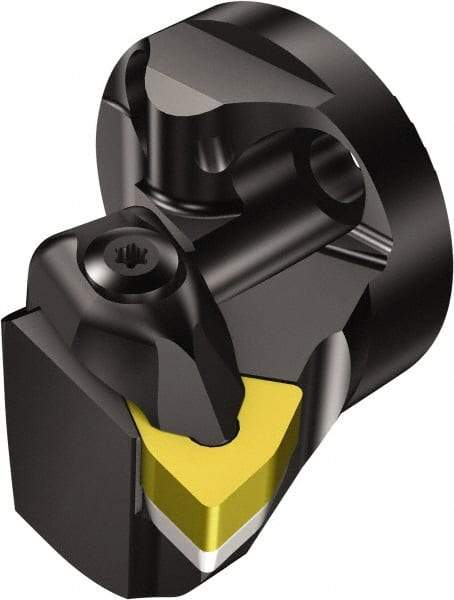 Sandvik Coromant - Left Hand, 40 WNMG 432 Modular Turning and Profiling Cutting Unit Head - Wedge Clamp Holding Method, 1.9685 Inch Hole Diameter, Through Coolant - USA Tool & Supply