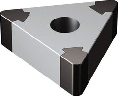 Sandvik Coromant - TNGA332 Grade 7025 CBN Turning Insert - Uncoated, 60° Triangle, 3/8" Inscr Circle, 3/16" Thick, 1/32" Corner Radius - USA Tool & Supply