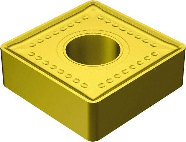 Sandvik Coromant - SNMM856 MR Grade 2025 Carbide Turning Insert - TiCN/AI2O3/TiN Finish, 90° Square, 1" Inscr Circle, 5/16" Thick, 3/32" Corner Radius - USA Tool & Supply