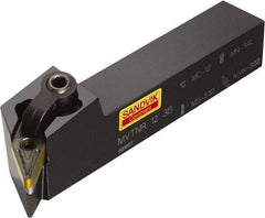 Sandvik Coromant - MVTN, Right Hand Cut, -27.50° Lead Angle, 3/4" Shank Height x 3/4" Shank Width, Negative Rake Indexable Turning Toolholder - 4-1/2" OAL, VNMG 16 04 08 Insert Compatibility, Series T-Max P - USA Tool & Supply