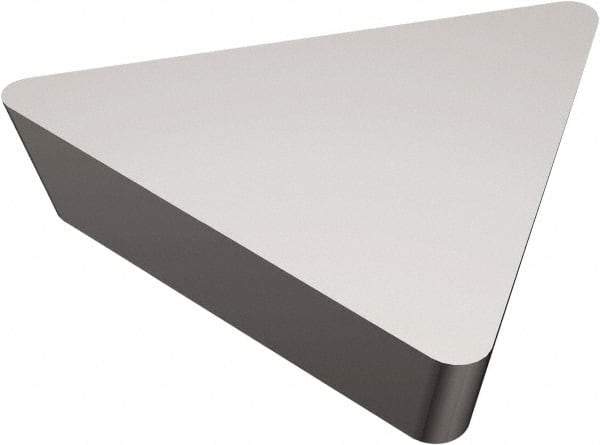 Sandvik Coromant - TPUN321 Grade H13A Carbide Turning Insert - Uncoated, 60° Triangle, 3/8" Inscr Circle, 1/8" Thick, 1/64" Corner Radius - USA Tool & Supply