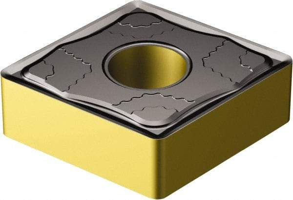 Sandvik Coromant - CNMG543 PMC Grade 4315 Carbide Turning Insert - TiCN/AI2O3/TiN Finish, 80° Diamond, 5/8" Inscr Circle, 1/4" Thick, 3/64" Corner Radius - USA Tool & Supply