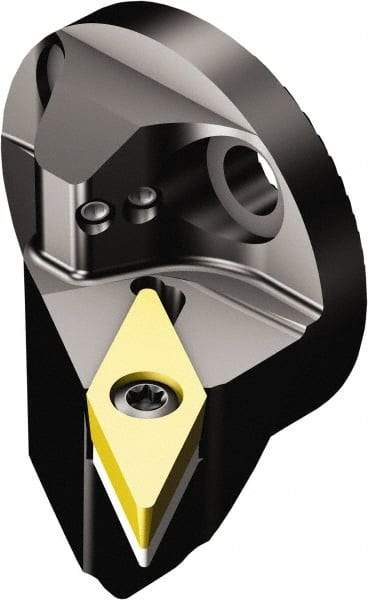 Sandvik Coromant - Right Hand Cut, Size 40, VBMT 332 Insert Compatiblity, Modular Turning & Profiling Cutting Unit Head - 27mm Ctr to Cutting Edge, 34mm Head Length, Through Coolant, Series CoroTurn 107 - USA Tool & Supply