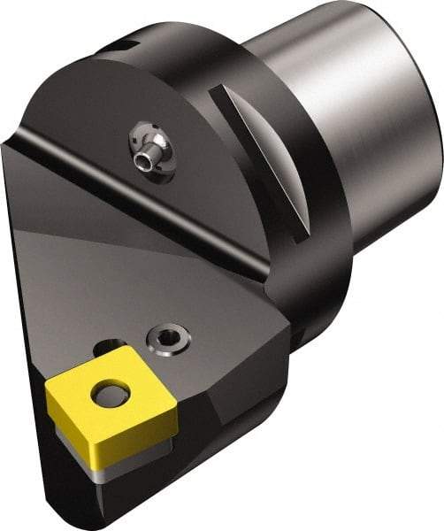 Sandvik Coromant - Right Hand Cut, Size C8, SNMG 25 07 24 & SNMG 856 Insert Compatiblity, External Modular Turning & Profiling Cutting Unit Head - 45mm Ctr to Cutting Edge, 80mm Head Length, Through Coolant, Series T-Max P - USA Tool & Supply