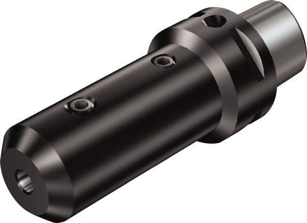 Sandvik Coromant - 12;C6 System Size, Modular Tool Holding System Adapter - 80mm Projection, 32mm Body Diam, 4.6457" OAL - Exact Industrial Supply