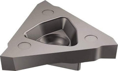 Sandvik Coromant - U3N123 BG Grade H10F, 3.4mm Cutting Width Carbide Grooving Insert - 1/4" Max Depth of Cut, Neutral, Uncoated - USA Tool & Supply