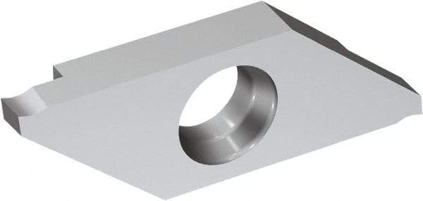 Sandvik Coromant - MAGL3 MAG H13A Grade, 0.0394" Cutting Width, Carbide Cutoff Insert - 0.002" Cnr Rad - USA Tool & Supply