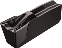 Sandvik Coromant - 25N151.3 7G Grade 3020, 3mm Cutting Width Carbide Grooving Insert - Neutral, TiCN/Al2O3 Finish - USA Tool & Supply