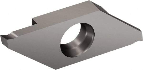 Sandvik Coromant - MACR3R MAC Grade 1105, 1mm Cutting Width Carbide Cutoff Insert - 0.05mm Corner Radius, TiAlN Finish - USA Tool & Supply