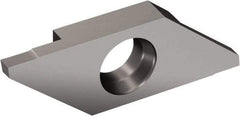 Sandvik Coromant - MACR3 MAC 1105 Grade, 0.0591" Cutting Width, Carbide Cutoff Insert - 0° Right Hand Lead Angle, 0.002" Cnr Rad, TiAlN Coated - USA Tool & Supply