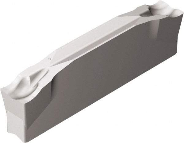 Sandvik Coromant - N123E2-...E CM 525 Grade, 0.0787" Cutting Width, Carbide Cutoff Insert - 0° Neutral Lead Angle, 0.0079" Cnr Rad - USA Tool & Supply