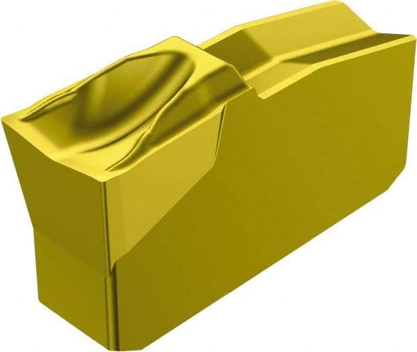 Sandvik Coromant - N151.230 7E 2135 Grade, 0.1181" Cutting Width, Carbide Cutoff Insert - 0° Lead Angle, 0.0039" Cnr Rad, TiCN/Al2O3/TiN Coated - USA Tool & Supply