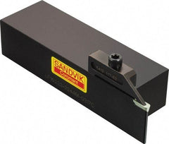 Sandvik Coromant - R/LF150.23, External, Right Hand, 19mm Max Depth of Cut, Indexable Grooving Tool Holder - CSG-4187, 150.23-0476 Insert Compatibility, 32mm Shank Height, 44mm Shank Width, 150mm OAL - USA Tool & Supply