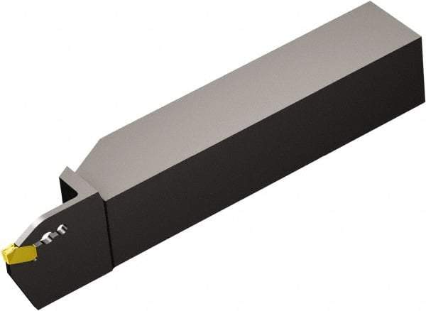 Sandvik Coromant - QD-R/LF..A, External, Left Hand, 19.05mm Max Depth of Cut, Indexable Grooving Tool Holder - QD-NE-0200-0002-CM Insert Compatibility, 25.4mm Shank Height, 25.4mm Shank Width, 152.4mm OAL - USA Tool & Supply