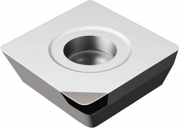 Sandvik Coromant - 490R140408 PO Grade CB50 Carbide Milling Insert - Uncoated, 4.76mm Thick, 13.8mm Inscribed Circle, 0.8mm Corner Radius - USA Tool & Supply