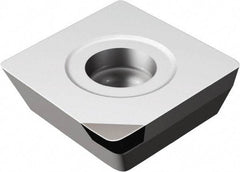 Sandvik Coromant - 490R140408 PO Grade CB50 Carbide Milling Insert - Uncoated, 4.76mm Thick, 13.8mm Inscribed Circle, 0.8mm Corner Radius - USA Tool & Supply