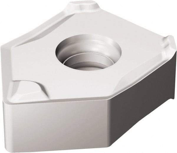 Sandvik Coromant - 345N1305 PW Grade 530 Carbide Milling Insert - Uncoated, 5.56mm Thick, 13mm Inscribed Circle, 1mm Corner Radius - USA Tool & Supply