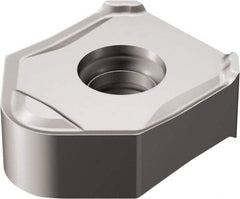 Sandvik Coromant - 345N1305 PW5 Grade 1130 Carbide Milling Insert - AlTiCrN Finish, 5.6mm Thick, 13mm Inscribed Circle, 1mm Corner Radius - USA Tool & Supply
