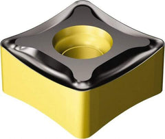 Sandvik Coromant - N331.1D136520 PM Grade 3330 Carbide Milling Insert - TiCN/Al2O3/TiN Finish, 6.55mm Thick, 13mm Inscribed Circle, 2mm Corner Radius - USA Tool & Supply