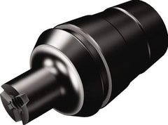 Sandvik Coromant - CoroMill 327 ER32 Collet Shank Milling Tip Insert Holder & Shank - 24.3mm Projection, 0.4724" Neck Diam, 12mm Nose Diam, 65.1mm OAL, Steel 327-ERxx Tool Holder - USA Tool & Supply