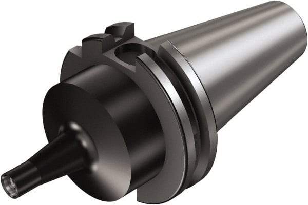 Sandvik Coromant - CAT40 Taper Shank 18.4mm Hole End Mill Holder/Adapter - 3.7795" Projection, Through-Spindle Coolant - Exact Industrial Supply