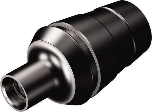 Sandvik Coromant - ER25 Taper Shank 9.15mm Hole End Mill Holder/Adapter - 0.4331" Projection, Through-Spindle Coolant - Exact Industrial Supply