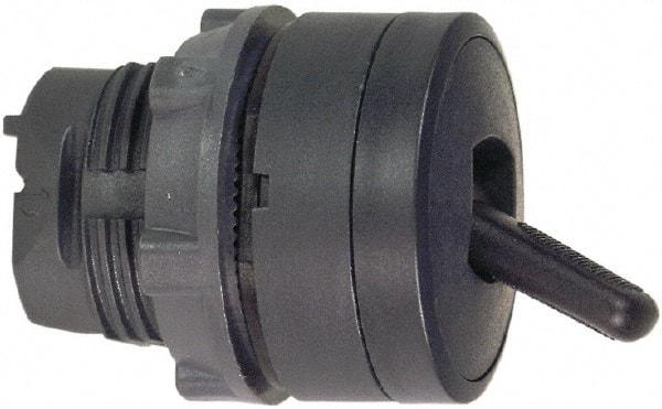 Schneider Electric - 22mm Mount Hole, 2 Position, Toggle Operated, Selector Switch Only - Black, Maintained (MA), Nonilluminated, Shock, Vibration and Water Resistant - USA Tool & Supply