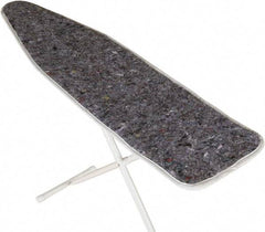 Ability One - 4.5' Long x 1' Wide Cotton Ironing Board Pad - Gray, Grommet - USA Tool & Supply