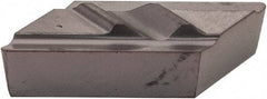 Kennametal - NPR51, KCU25 Grade Carbide Profiling Insert - AlTiN Finish, 55° Incl Angle, Parallelogram, 0.4566" Side Length, 1/8" Thick, 1/64" Corner Radius - USA Tool & Supply