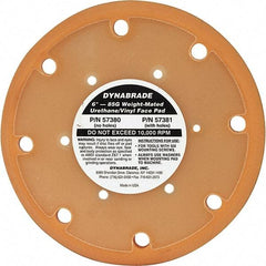 Dynabrade - 6" Diam Disc Backing Nonvacuum Replacement Pad - Medium Density, 12,000 RPM - USA Tool & Supply