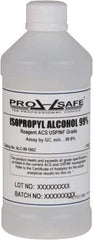 PRO-SAFE - 16 oz Isopropyl Alcohol Liquid - Comes in Bottle, 99% Isopropyl Alcohol - USA Tool & Supply