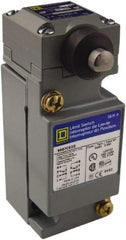 Square D - DPDT, 2NC/2NO, 600 Volt Screw Terminal, Plunger Actuator, General Purpose Limit Switch - 1, 2, 4, 6, 12, 13, 6P NEMA Rating, IP67 IPR Rating - USA Tool & Supply