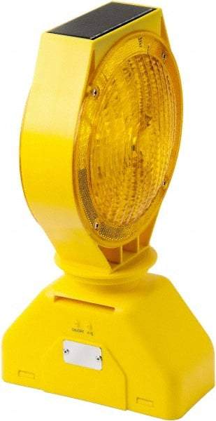 TAPCO - 7-1/2" Wide Barricade Light - Amber - USA Tool & Supply