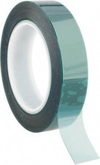 3M - 1" Wide x 72 Yd Long Green Polyester Film Masking Tape - Series 8992, 3.2 mil Thick - USA Tool & Supply