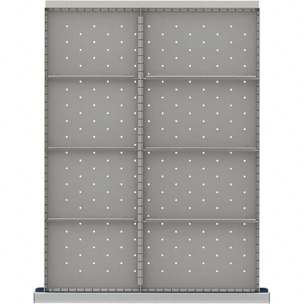 LISTA - 8-Compartment Drawer Divider Layout for 3.15" High Drawers - USA Tool & Supply