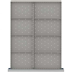 LISTA - 8-Compartment Drawer Divider Layout for 3.15" High Drawers - USA Tool & Supply