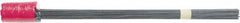 Irwin - 3-1/2" High x 2-1/2" Wide, Pink Glow Marking Flag - 21" Overall Height - USA Tool & Supply