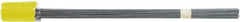 Irwin - 3-1/2" High x 2-1/2" Wide, Lime Glow Marking Flag - 21" Overall Height - USA Tool & Supply