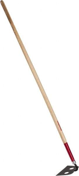 Razor-Back - 6" High x 9" Wide Square Steel Hoe - 66" Long Wood Straight Handle - USA Tool & Supply