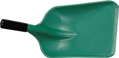 Remco - 18" High x 14" Wide Square Plastic Scoop - 40-1/2" Long Plastic D-Grip Handle - USA Tool & Supply