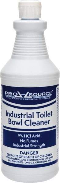 PRO-SOURCE - 1 qt Bottle Liquid Bathroom Cleaner - Mint Scent, Toilet Bowl - USA Tool & Supply