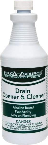 PRO-SOURCE - 32 oz Liquid Drain Opener - Unscented Scent - USA Tool & Supply