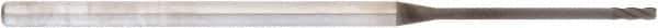 Niagara Cutter - 1/8", 4 Flute, Single End, Solid Carbide, 0.03" Corner Radius End Mill - 3" OAL, 30° Helix, Right Hand Flute, 3/4" LOC, Right Hand Cut, 1-1/2" Extended Reach - USA Tool & Supply