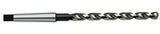 13.5mm Dia. - HSS - 1MT - 130° Point - Parabolic Taper Shank Drill-Nitrited Lands - USA Tool & Supply